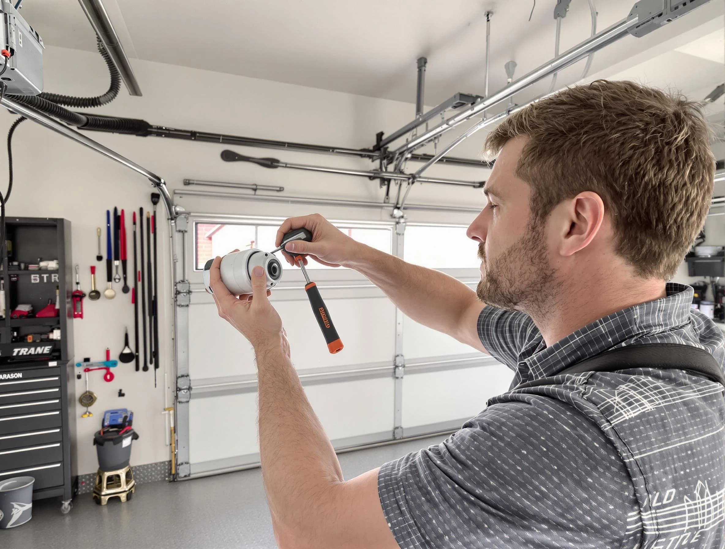 Garage door opener repair service by Washington Terrace Garage Door Repair in Washington Terrace