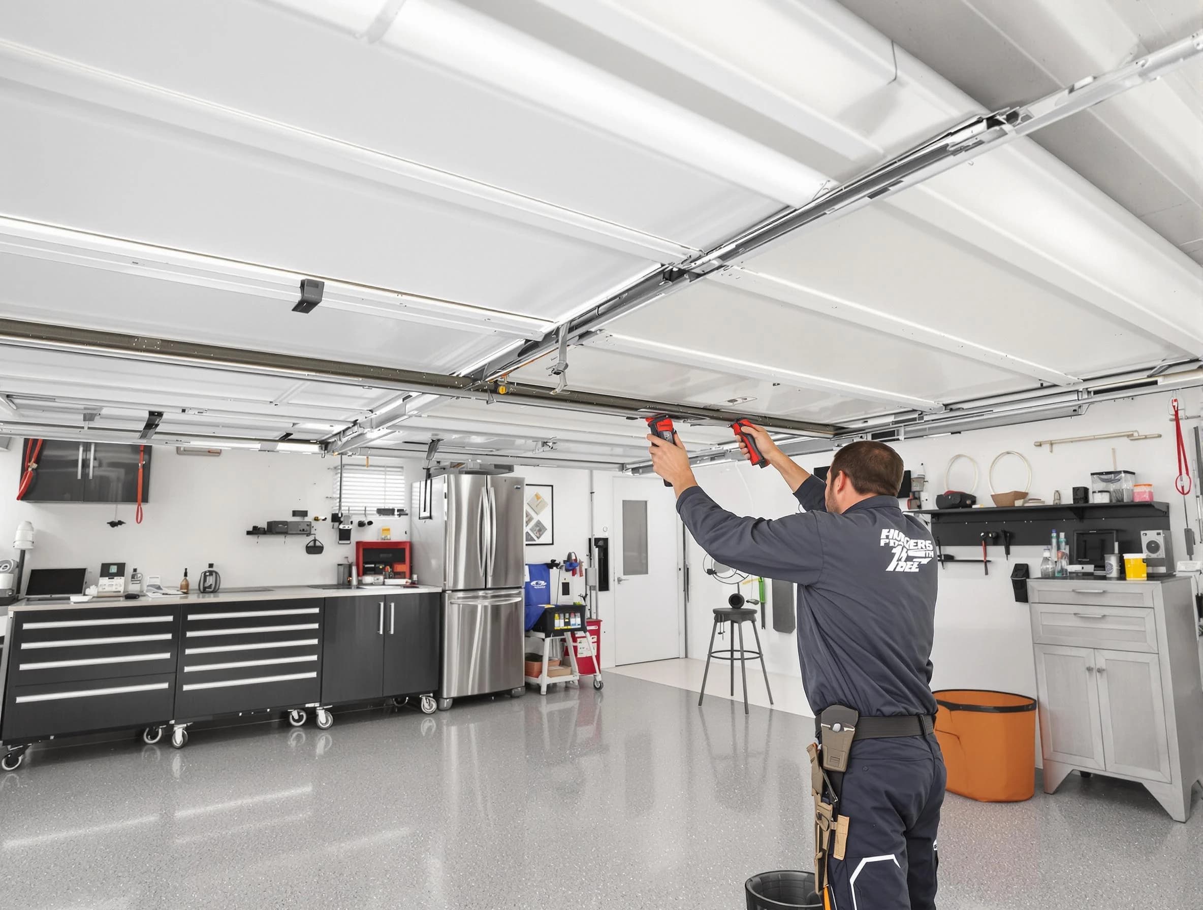 Overhead garage door repair service by Washington Terrace Garage Door Repair in Washington Terrace