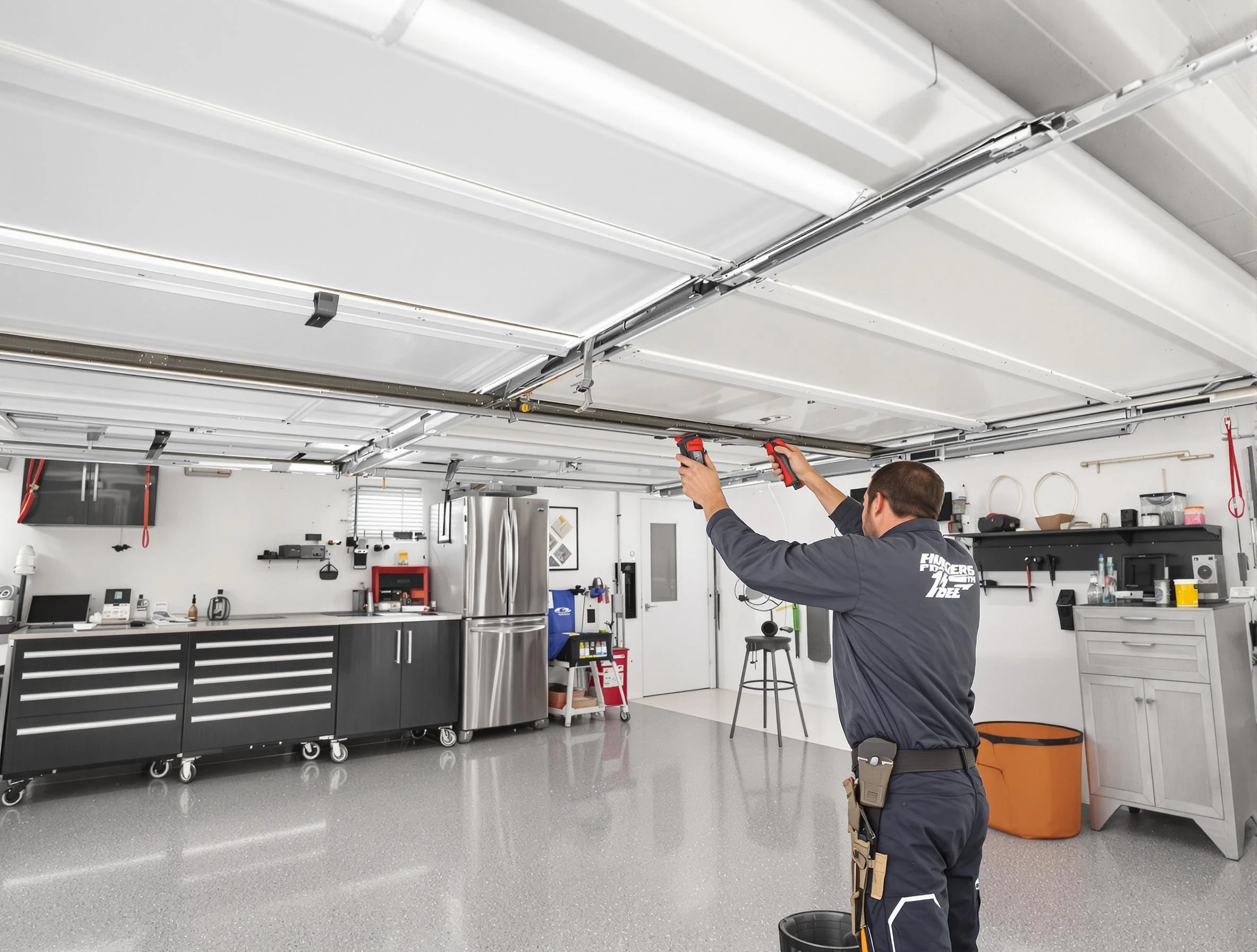 Overhead garage door repair service by Washington Terrace Garage Door Repair in Washington Terrace